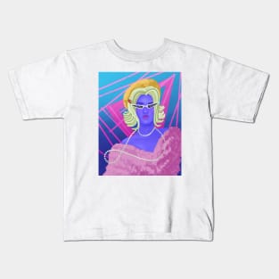 Alien Fashionista girl Kids T-Shirt